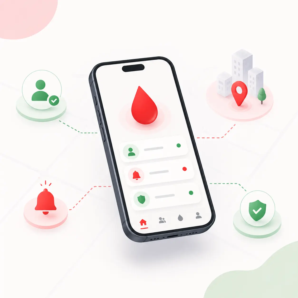 BloodRadar Mobile App Features